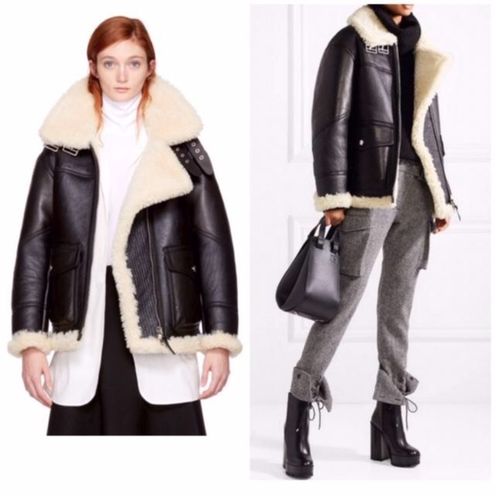 Burberry Aviator  leather jacket